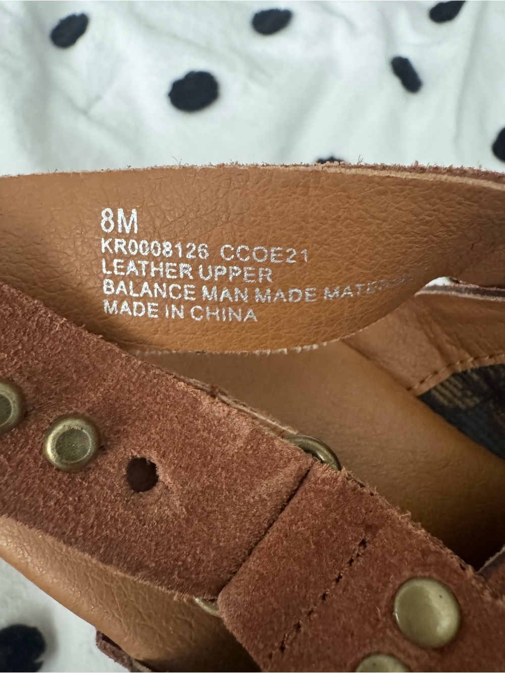 Kork-Ease Tan Suede Studded Clog Mules - Picture 5 of 5